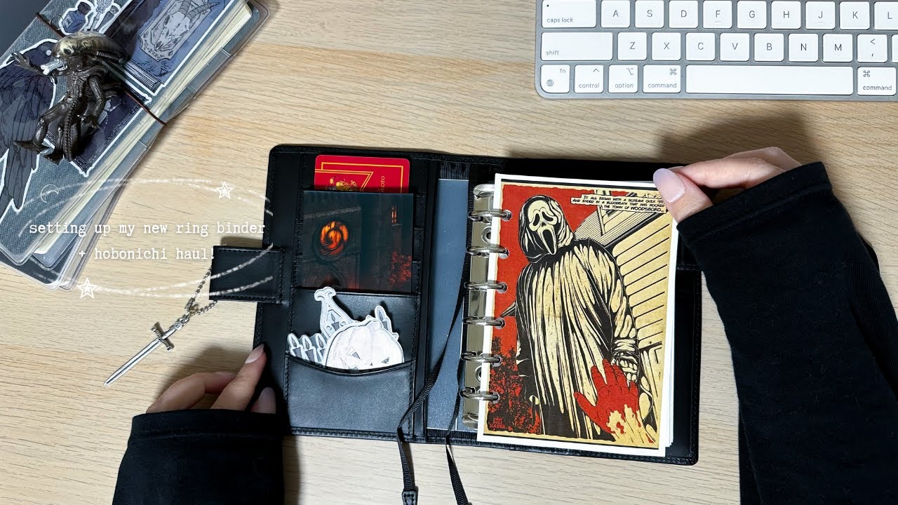 setting up my little companion ✮ ring binder a7!