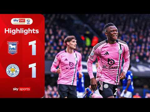 Patson Daka's fine volley and late penalty drama! | Ipswich 1-1 Leicester | EFL Highlights