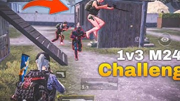 M24 TDM 1V3 With Real Pro Snipers l 32 Kills😈Android gamer Pubg mobile bgmi gameplay