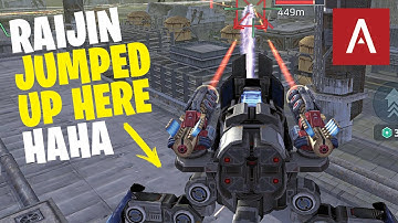War Robots - CRAZY Jumping Fortress Raijin With Jump Ability?! WR Max Gameplay