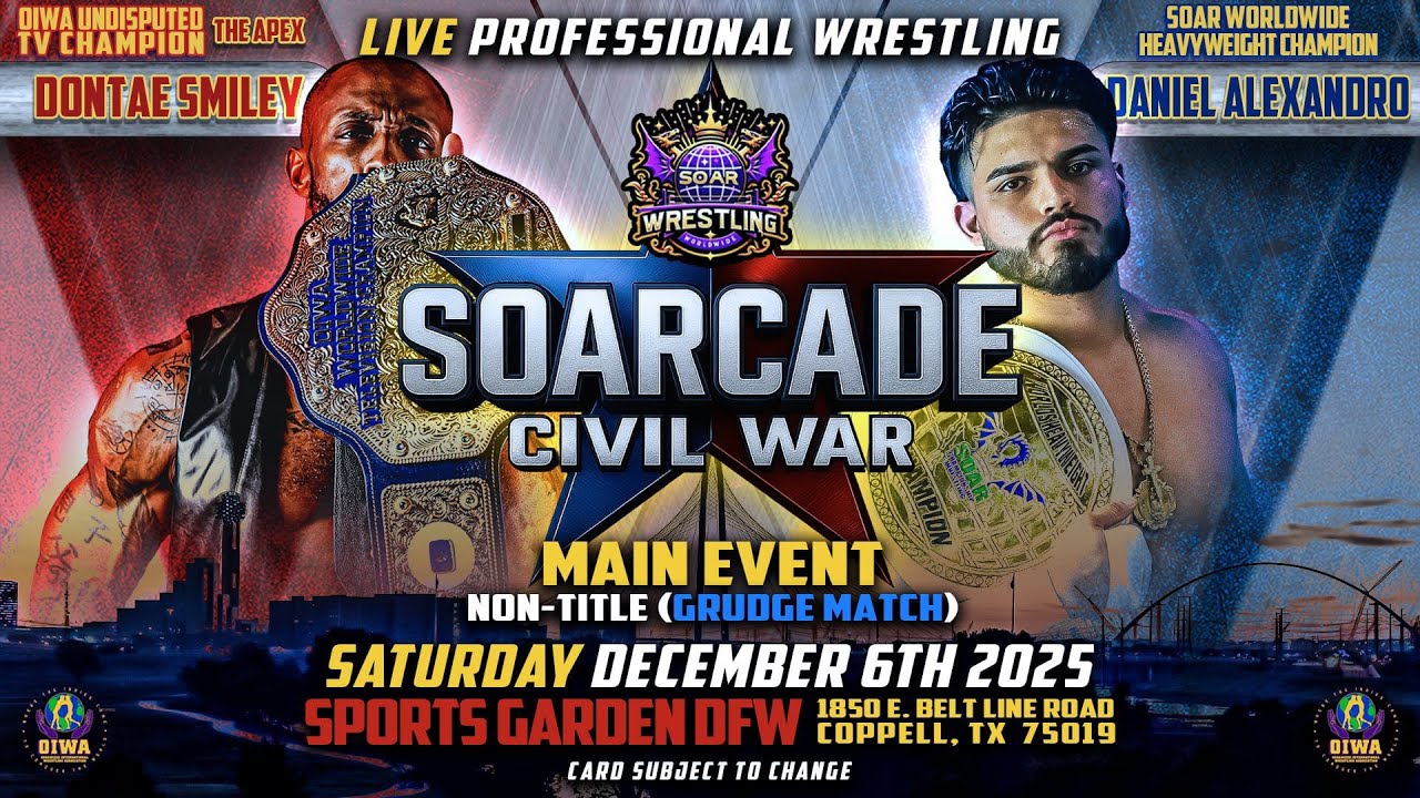 SOAR Wrestling Worldwide | SOARCADE 2025 : Full Show