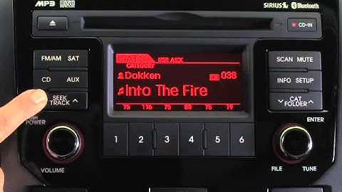 Kia audio system - SiriusXM Satellite Radio