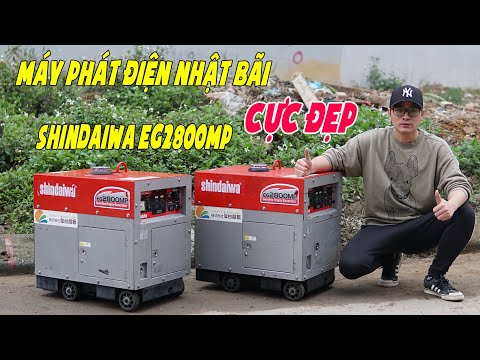 Video Máy Phát Điện Shindaiwa EG2800 Nhật Bản Mới 95% Tải... - youtube