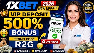 1xBet Promo Code | 500% Bonus + Free Bets 😱 Full Guide Hindi