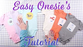 How to Decorate Onesies with Applique | Fat Quarter Shop