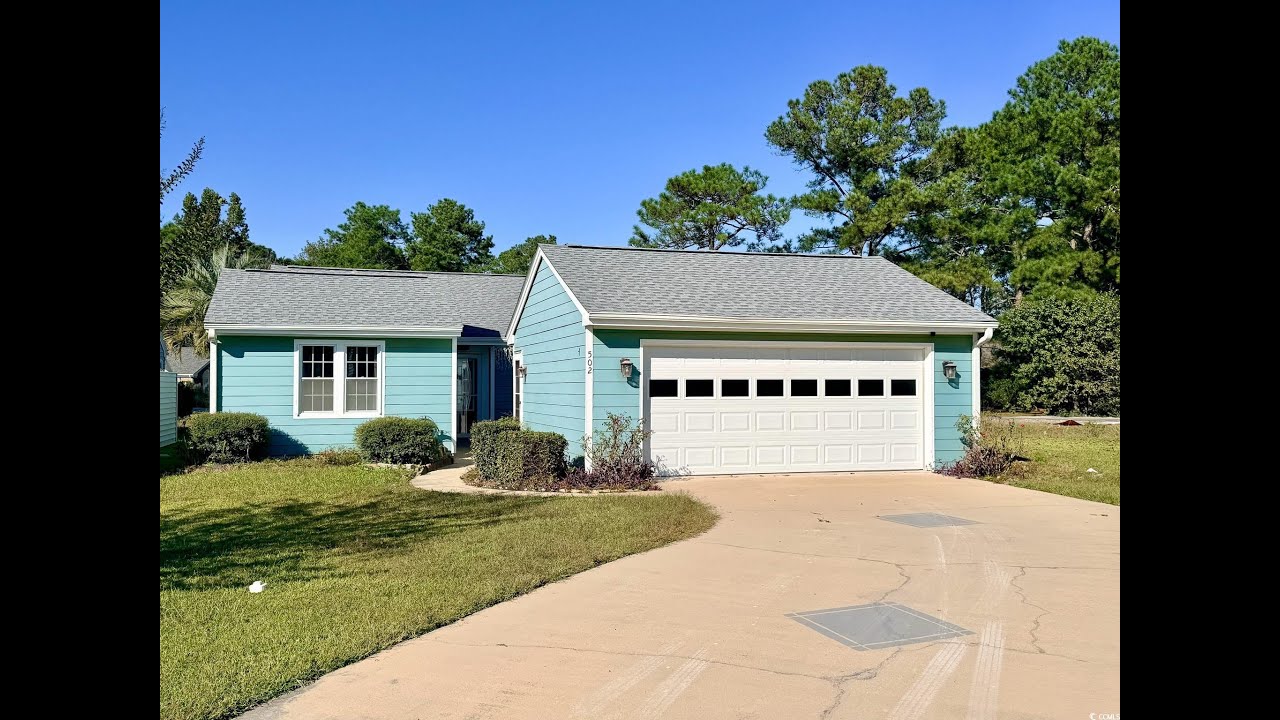 New Residential listing for sale found at 502 Gleneagles Dr., Myrtle Beach, SC 29588