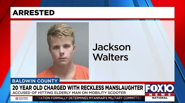 20 Year old charged with reckless manslaughter accused of hitting elderly man on mobility scooter