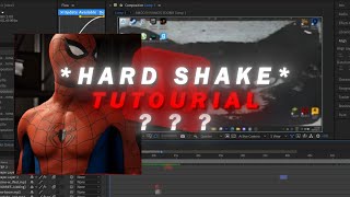 "Hard Shake" TUTORIAL | After Effects GUIDE