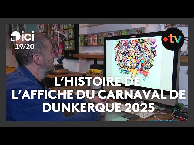 Affiches du Carnaval de Dunkerque - TBE - 5 formats - Collection