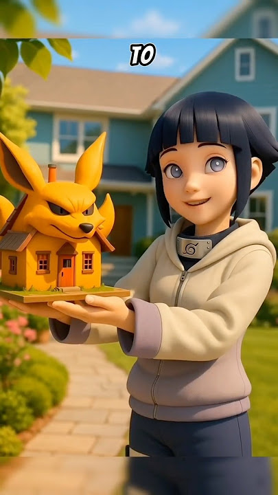 Hinata wants to see Naruto’s house inside 🤭 #AI #toons #naruto