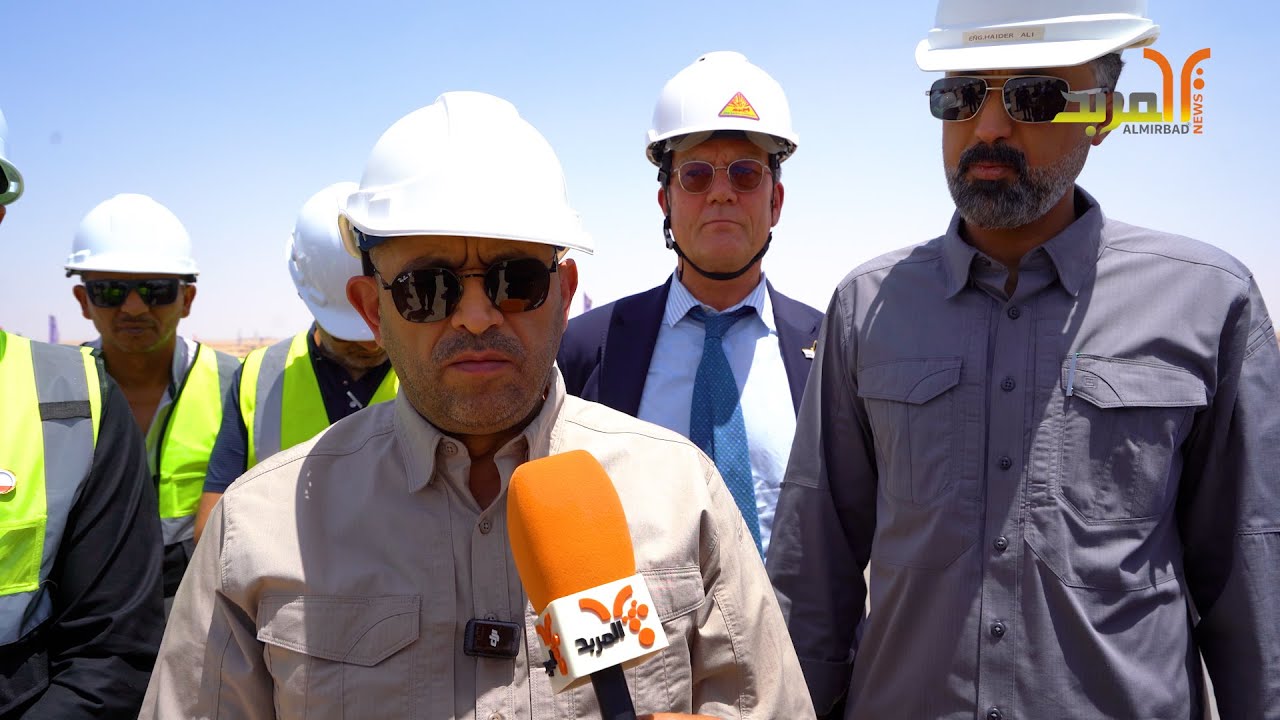 من موقع العمل.. وزير الكهرباء: (شمس البصرة) نموذج رائد للطاقة المتجددة في المنطقة #المربد