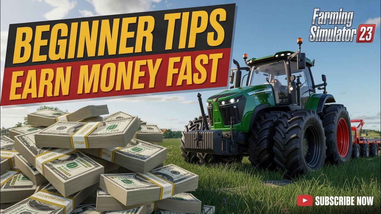 Best Tips For Beginners In Farming Simulator 23 || Money Trick||