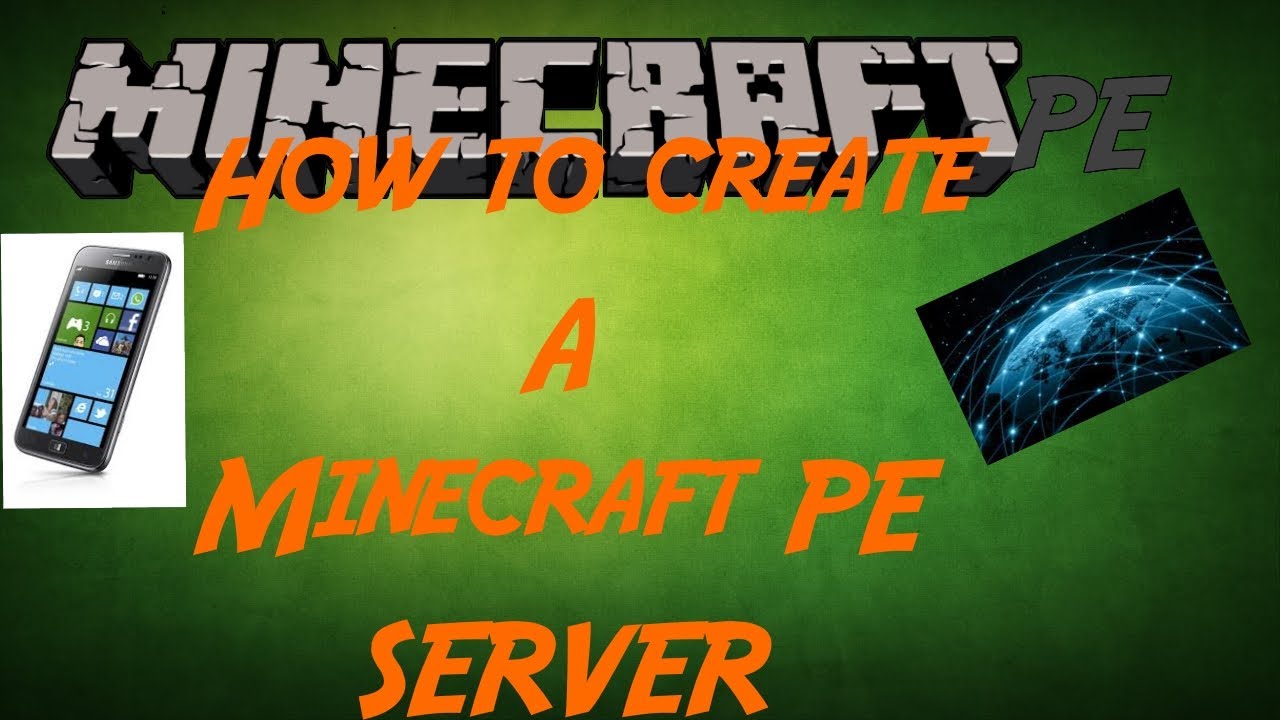 Minecraft PE server tutorial - YouTube