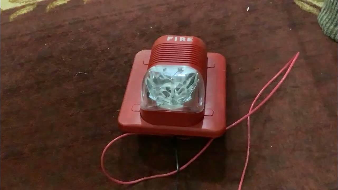 System sensor spectralert classic horn strobe test YouTube