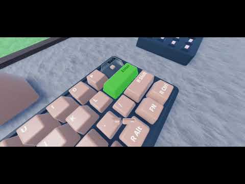 Roblox // place the keycaps ⌨️