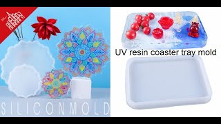 ＜UVレジン＞ ジュエリートレイ コースター 小物入れ 置き皿，便利なジュエリーアイテムを紹介します