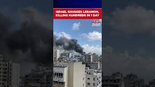 Israel Strikes: Multiple Israeli attacks Hit Central Beirut Hours After US-Iran Ceasefire #shorts