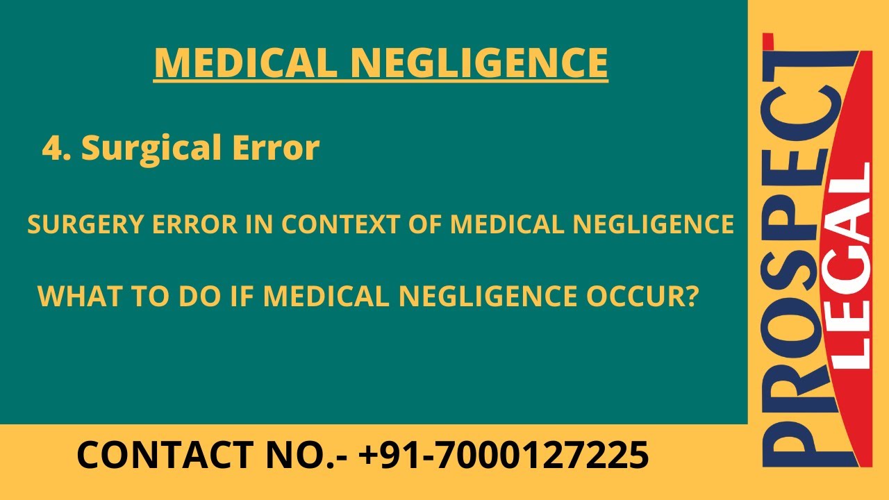 Medical Negligence | Surgical Error Part-6 - YouTube