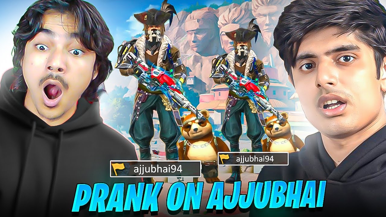 "PRANK" Ajjubhai Got Prank By Another Ajjubhai😱 Who is Real?? Garena freefire