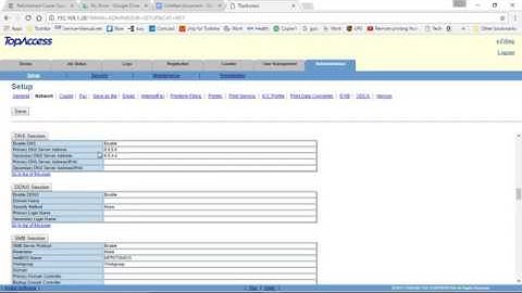 Toshiba eStudio scan to email setup