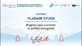 Magnon spin currents in antiferromagnets - Vladimir Zyuzin