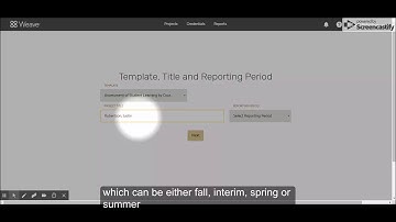 WEAVE: Creating and Naming an Assessment of Student Learning Project for each Course Section