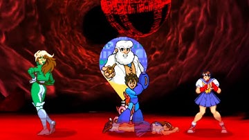 Marvel VS Capcom 2 - Rogue/Megaman/Sakura - Expert Difficulty Playthrough