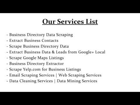 Extracting Business Listings from Scoot