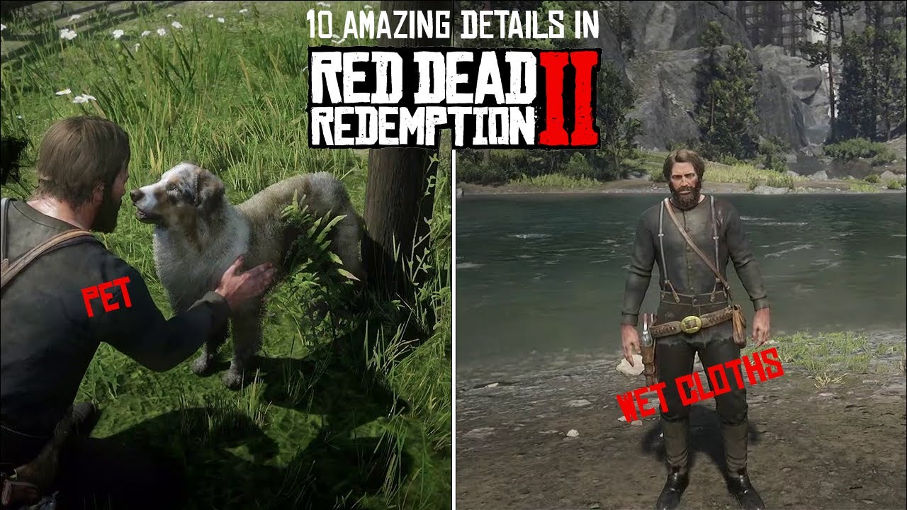 10 Amazing RDR2 Details - Part 2 | Red Dead Redemption 2 - YouTube