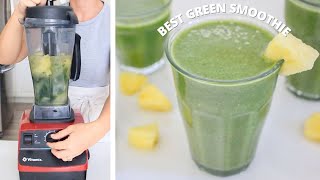 3 Ingredient Green Smoothie Fast Easy Healthy Smoothie Recipe Perfect For Beginners