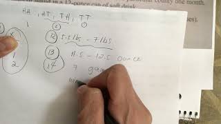 Identify the set of possible values for each random variable.