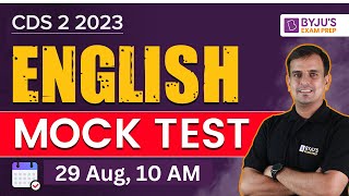 CDS English Mock Test | CDS 2 2023 Exam Preparation | CDS English Classes screenshot 5