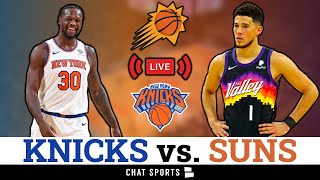 New York Knicks vs. Phoenix Suns Live Streaming Scoreboard, Play-By-Play, Highlights & Stats