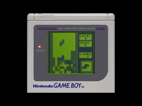 Nintendo GameBoy Classic -Tetris Tybe B, Level 9, High 5