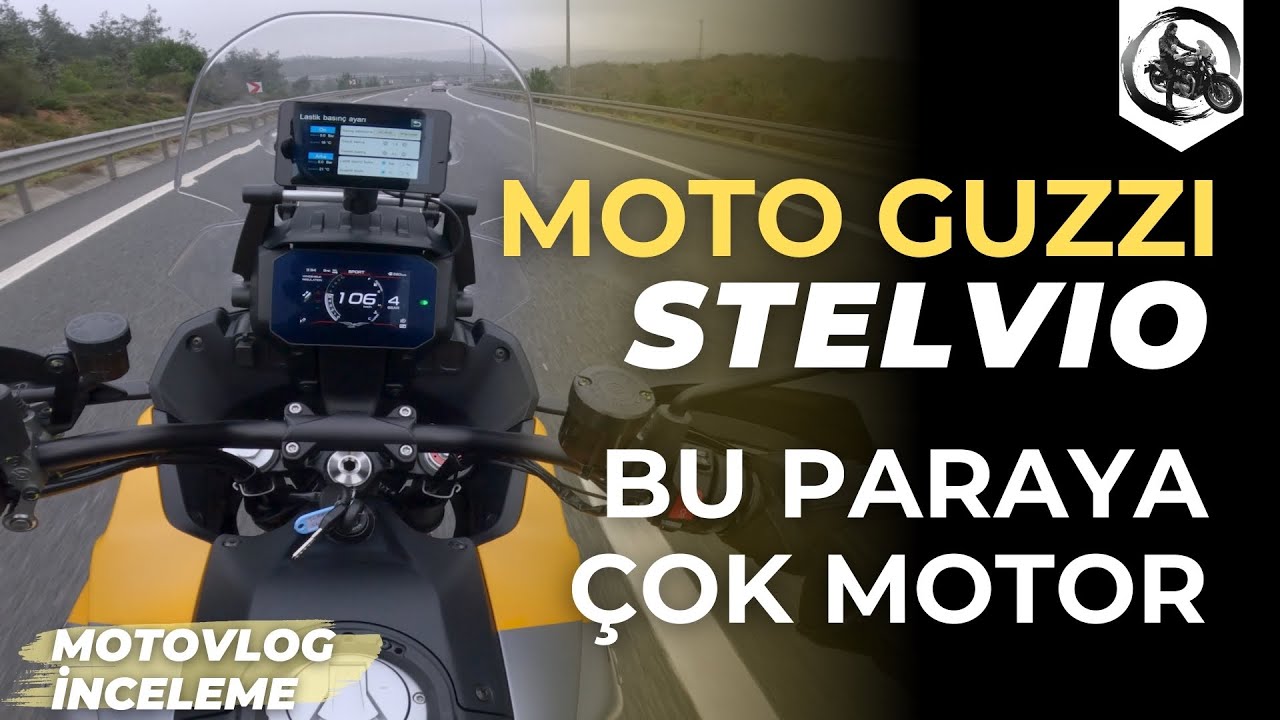 Moto Guzzi Stelvio Motovlog İnceleme | Bu Paraya Çok Motor