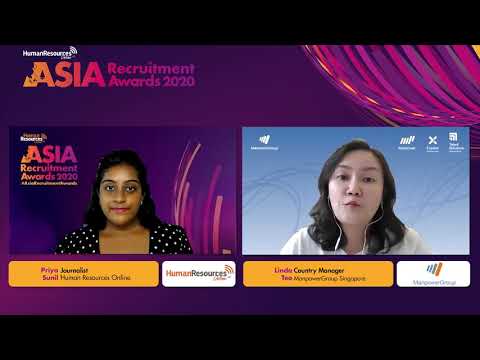 Asia Recruitment Awards 2020, Singapore - Interview with ManpowerGroup Singapore