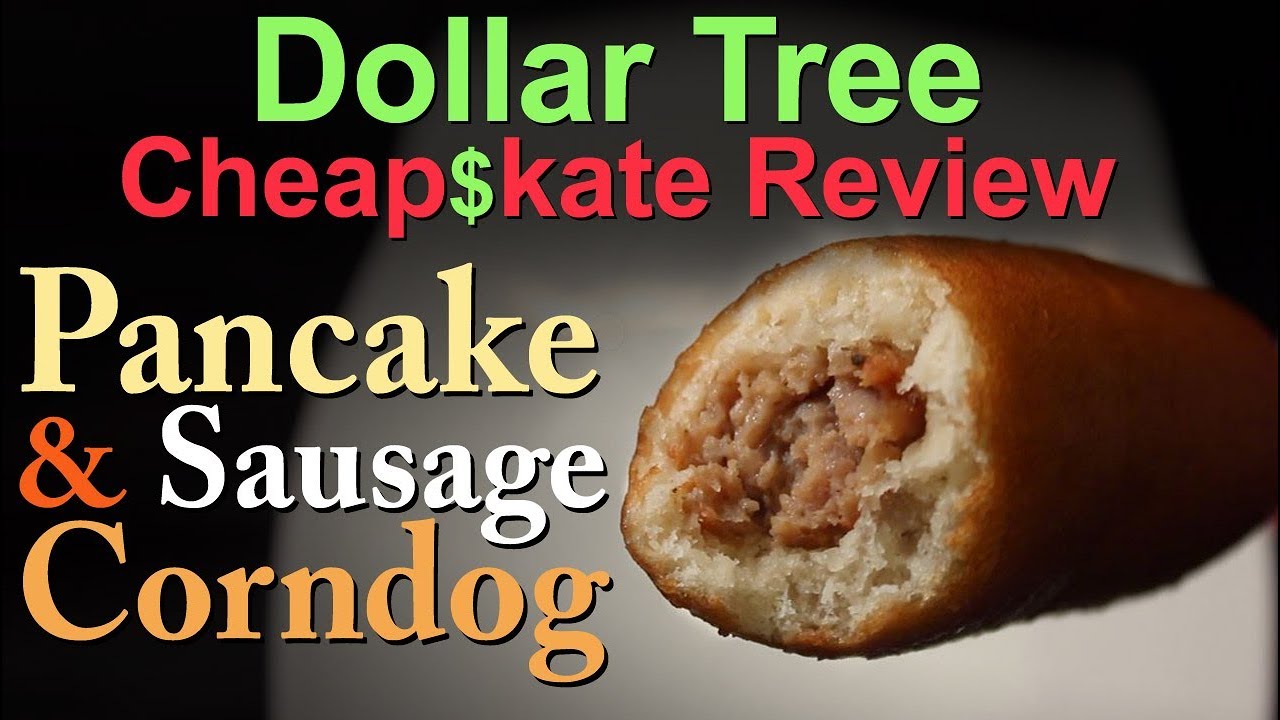 Pancake & Sausage on a Stick Dollar Tree Cheapkate Review YouTube