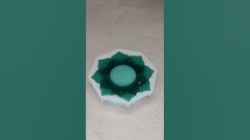 Look at this method of pouring epoxy into silicone molds  it