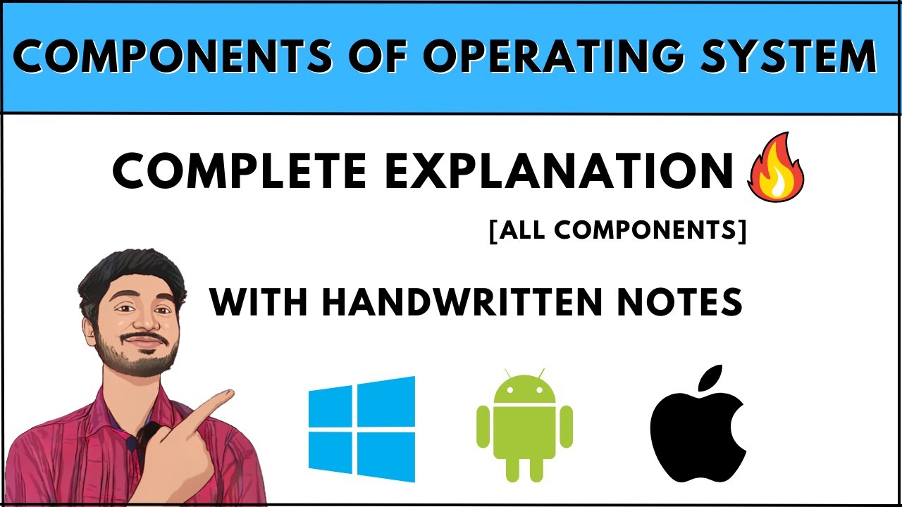 Components of Operating System | Functions of OS | Full Explanation ...
