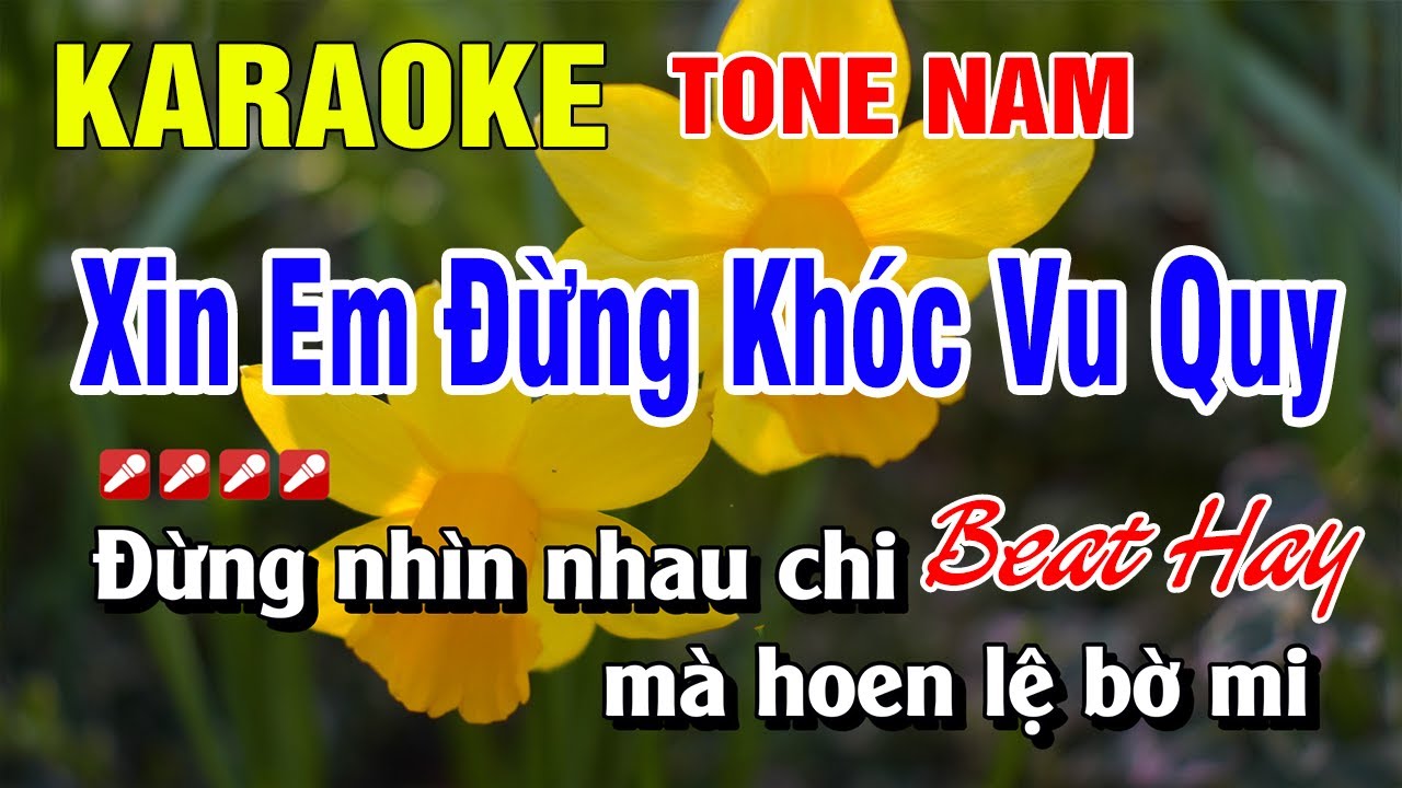 Karaoke Tình Em Biển Rộng Sông Dài Tone Nam Nhạc Sống gia huy karaoke