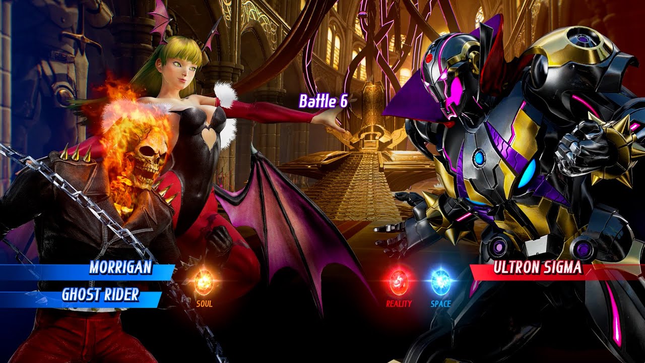 MORRIGAN & GHOST RIDER VS ULTRON SIGMA & ULTRON OMEGA - Marvel vs ...