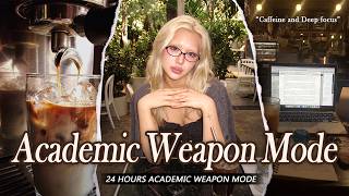 [LOCK IN] I need an iced coffee : 24 hours Academic Weapon Mode 🧊☕