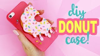 DIY DONUT PHONE CASE!! | Fun Clay DIY! screenshot 4