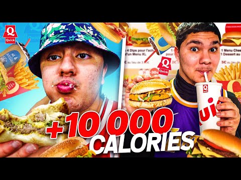 ON DÉVALISE TOUTE LA CARTE QUICK ! +10 000 CALORIES ! (bientôt le ramadan mdr)