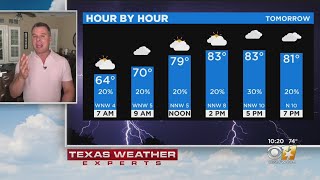 Isolated Showers, Storms Possible Thursday