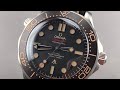 Omega Seamaster Diver 300M 007 Edition "No Time To Die" 210.92.42.20.01.001 Omega Watch Review