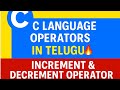 C Language – Increment &amp; Decrement Operators Explained 🔥|| Part-1 