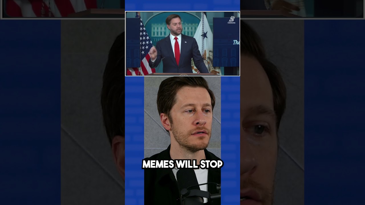 JD Vance defends Trump’s AI smear as “just joking” #shorts