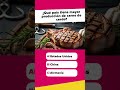 ¿Qué país tiene mayor producción de carne de cerdo?#quiz #game #trivia