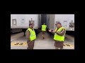 Slip/Fall- Dan and Dave hooking trailers on the door
